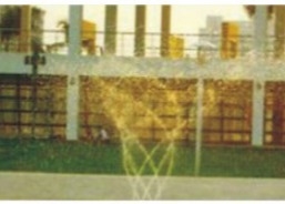 1/2“ 3/4" Brunnen-Spray-Düsen-Hauptwasserstrom 2m3/h