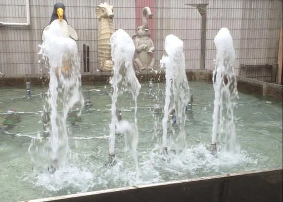 Brunnen des Tanzen-15m3/H versieht Edelstahl-schaumigen Schaum-Jet mit einer Düse