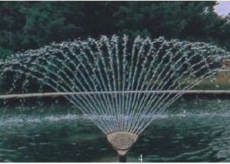 Messing-Geschichten-Tanzen-Brunnen Chromplate Phoenix versieht 4m Wasser-Spray-Hoch mit einer Düse